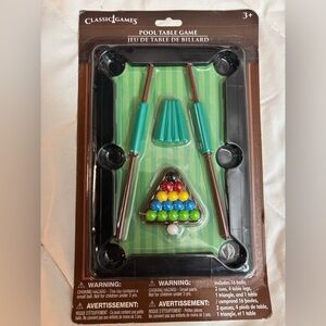 Mini Pool Table for Kids Fun Billiards Tabletop Games Small Pool Tabletop Game